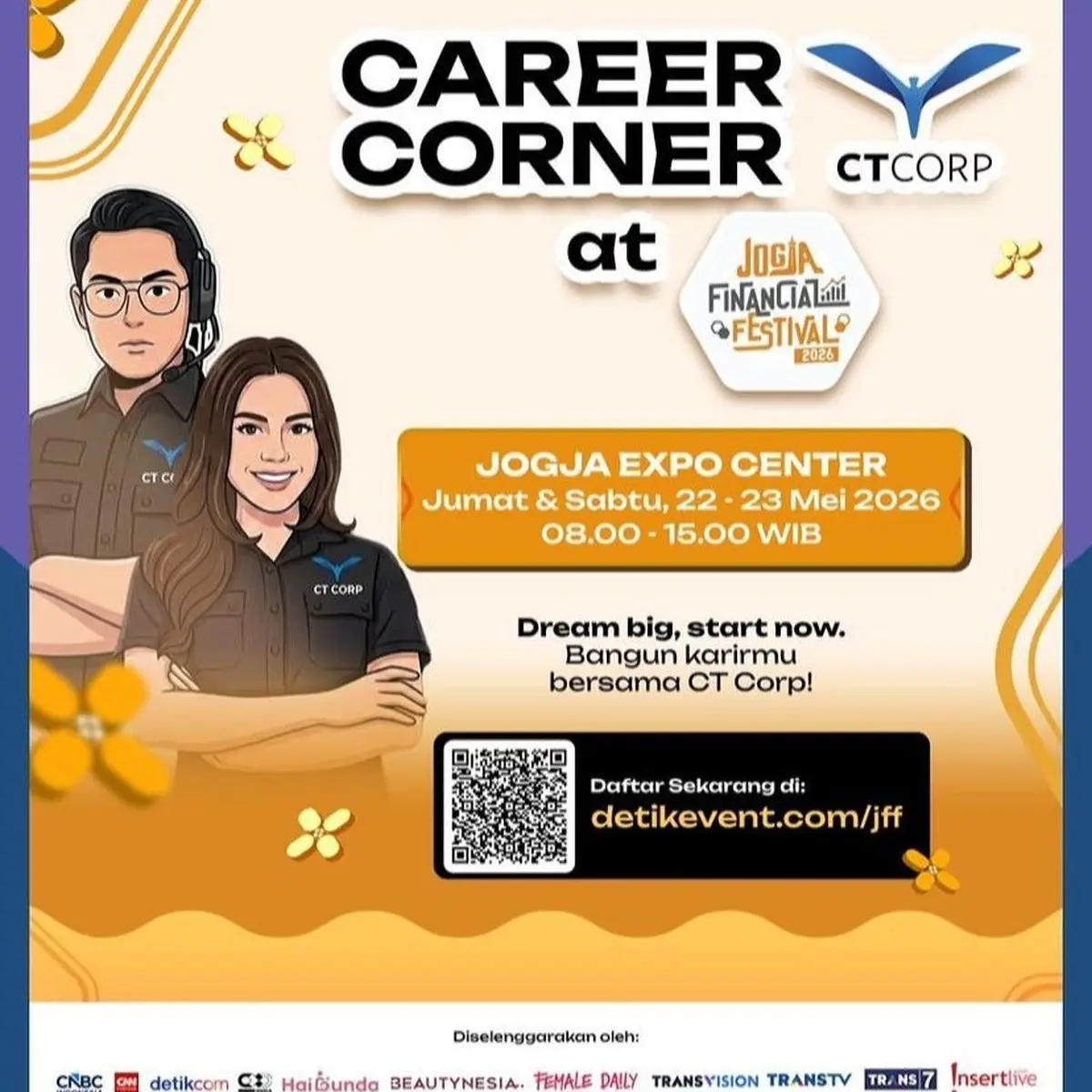 CT Corp Buka Puluhan Ribu Peluang Karier di Tengah Jogja Financial Festival 2026