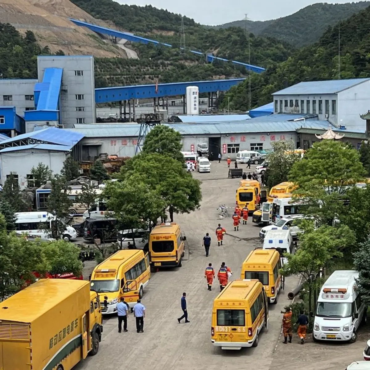 Operasi SAR Berlanjut Cari Dua Korban Jiwa Pasca Ledakan Dahsyat Tambang Batu Bara Shanxi