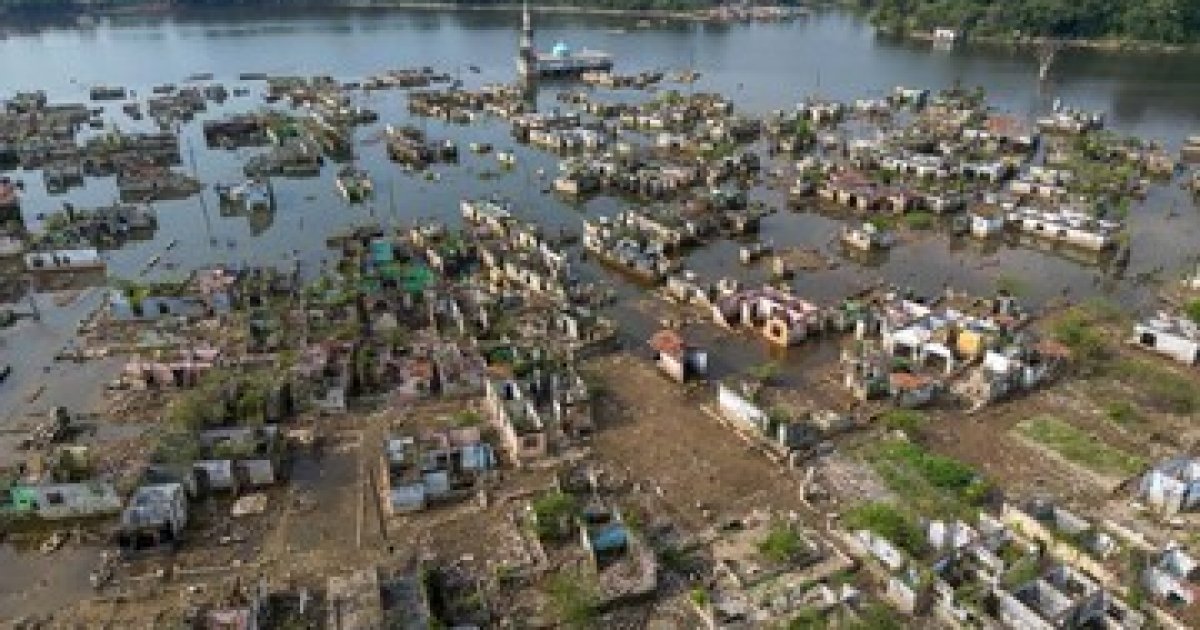 Kemarau Landa Lebak, Surutnya Air Bendungan Karian Singkap Kembali Sisa Kampung yang Lama Tenggelam