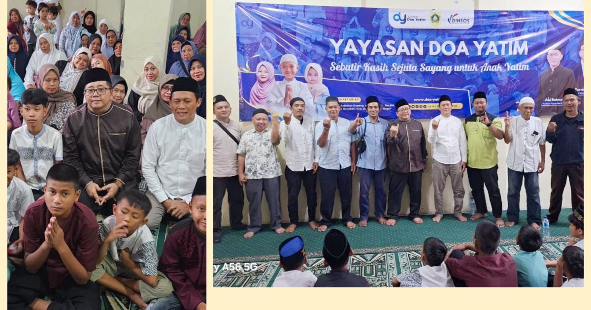 Yayasan Doa Yatim Terus Adakan Gerakan Kebaikan di Dramaga, Anggota DPRD Jabar Apresiasi YDY