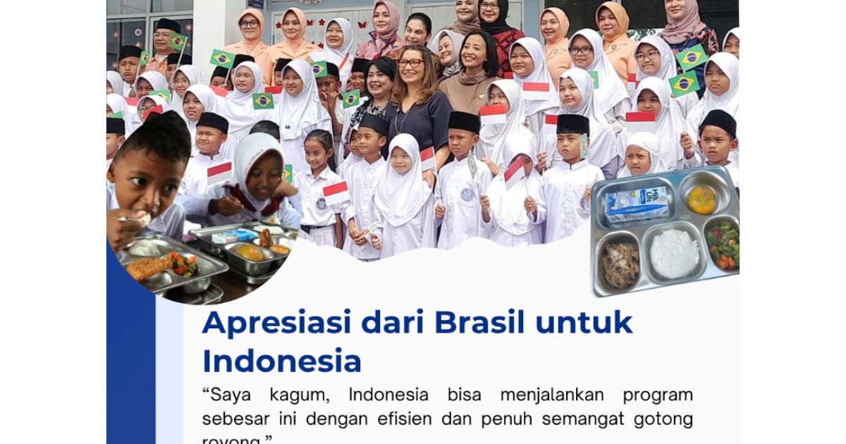 Ibu Negara Brasil Janja Lula Beri Inspirasi Baru bagi Program Makan Bergizi Gratis di Indonesia