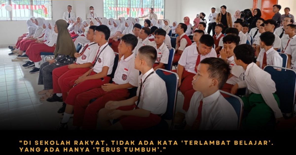 Sekolah Rakyat dengan Kurikulum: Arah Baru Pendidikan Terpadu untuk Anak Bangsa