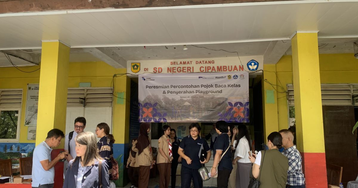 SD Negeri Cipambuan Jadi Contoh Pojok Baca dari Kayuh Literasi