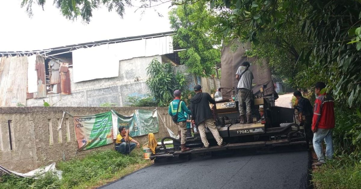 Kades Situsari: Program Bankeu dari Pemkab Bogor, Jalan di Wilayah Kami Lebih baik