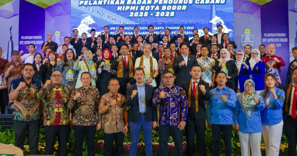 52 Pengurus HIPMI Kota Bogor Periode 2025–2028 Resmi Dilantik