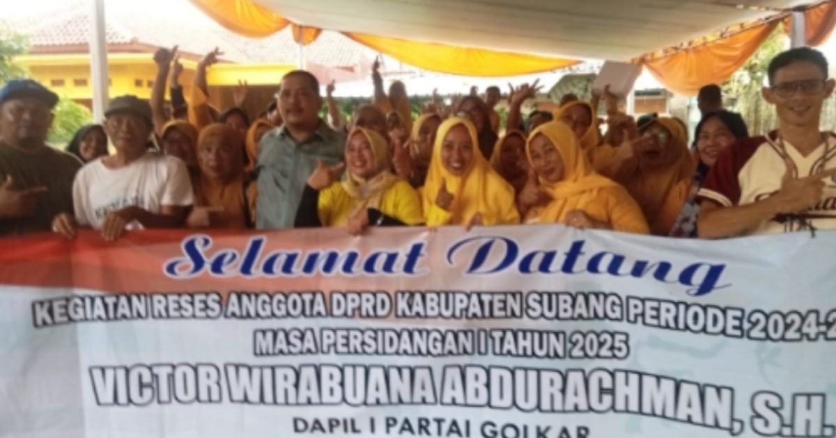 Reses Anggota DPRD Kabupaten Subang Victor Wirabuana Abdurachman Serap Aspirasi di RW 02 Soklat