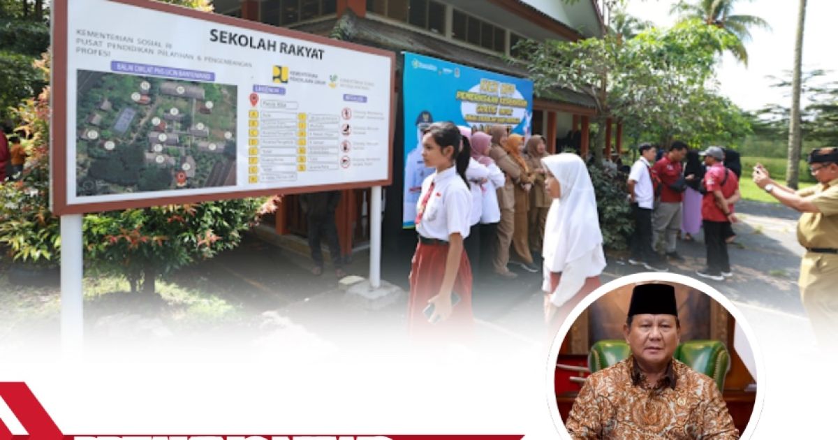 Prabowo Resmikan 166 Sekolah Rakyat, Dorong Pemerataan Pendidikan Gratis di Seluruh Indonesia