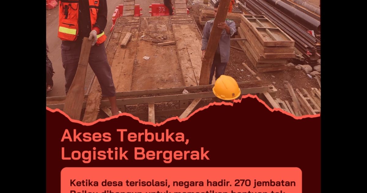 Akses Desa Terisolasi Mulai Terbuka, Distribusi Bantuan Bencana ke Aceh dan Sumatera Tetap Lancar/Foto BNPB