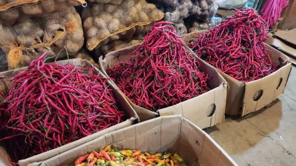 Harga Cabai Rawit Merah Palembang Meroket, Tembus Rp 62.000 Per Kilogram