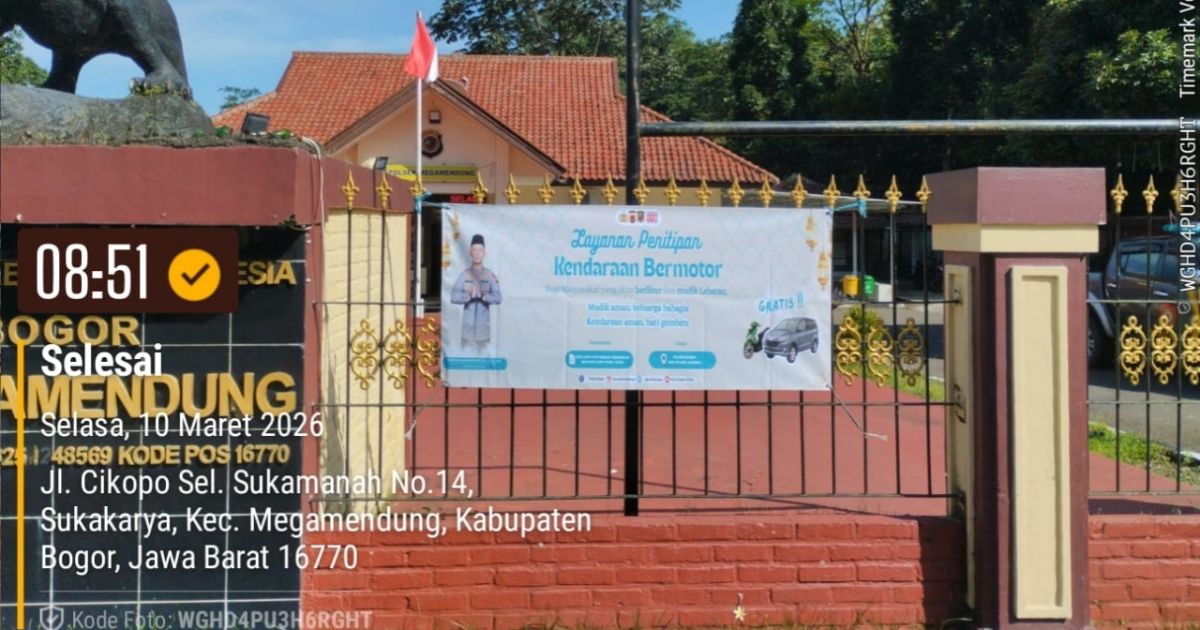 Polsek Megamendung Siap Melayani Penitipan Kendaraan serta Barang Berharga