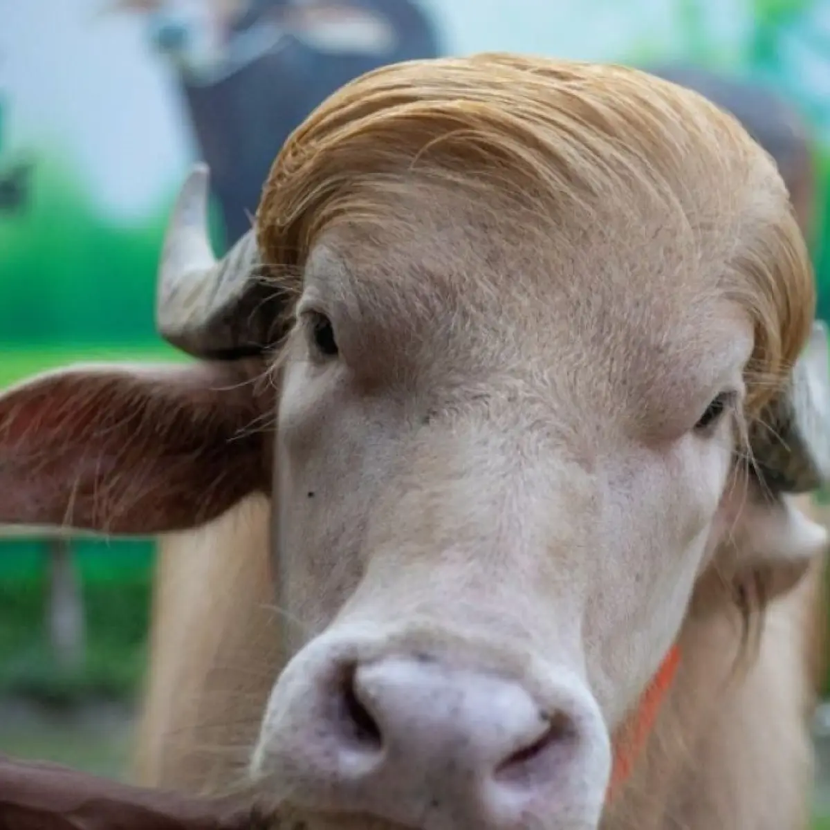 Fenomena Fisik Langka: Kerbau Albino Mirip Tokoh Dunia Diselamatkan dari Kurban Idul Adha di Bangladesh
