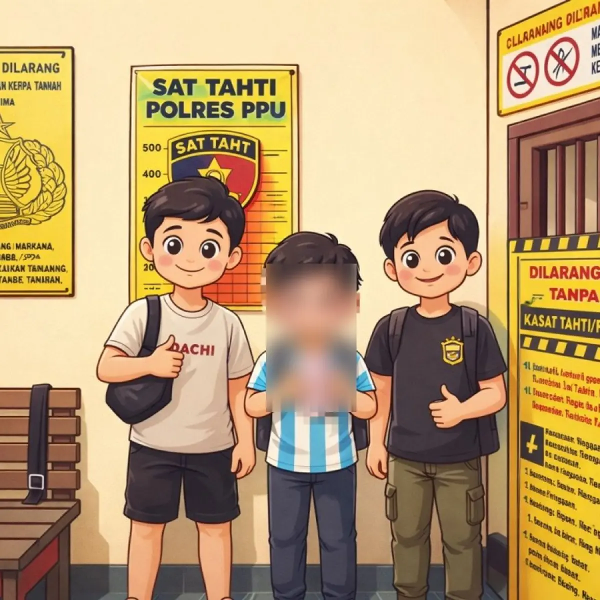 ASN Penajam Paser Utara Dibekuk Polisi Atas Dugaan Pencabulan Anak Tetangga Berusia 10 Tahun