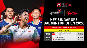 Dua Wakil Merah Putih Siap Berlaga di Perempat Final Singapore Badminton Open 2026: Simak Jadwal dan Siaran Eksklusif