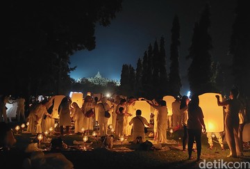 Borobudur Jadi Magnet Utama Perayaan Waisak Sedunia, Ritual Tri Suci Kembali Digelar