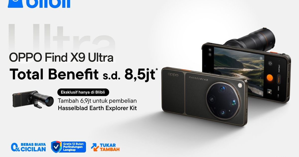 Blibli Hadirkan Dua Ponsel Flagship Terbaru OPPO Find X9s dan X9 Ultra Beserta Program Insentif Eksklusif