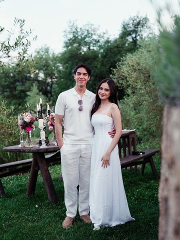 Romansa Selebriti di Tuscany: Syifa Hadju dan El Rumi Rayakan Momen Spesial di Italia