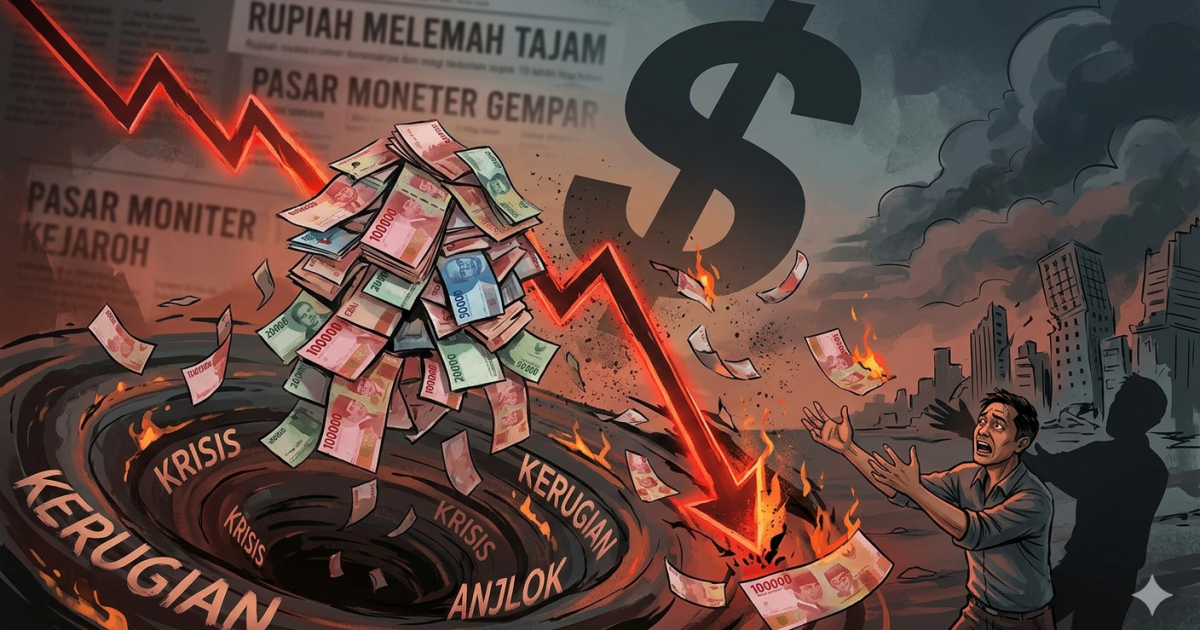 Tekanan Rupiah Capai Titik Terendah Historis: Mengurai Tiga Pilar Utama Pelemahan Terhadap Dolar AS