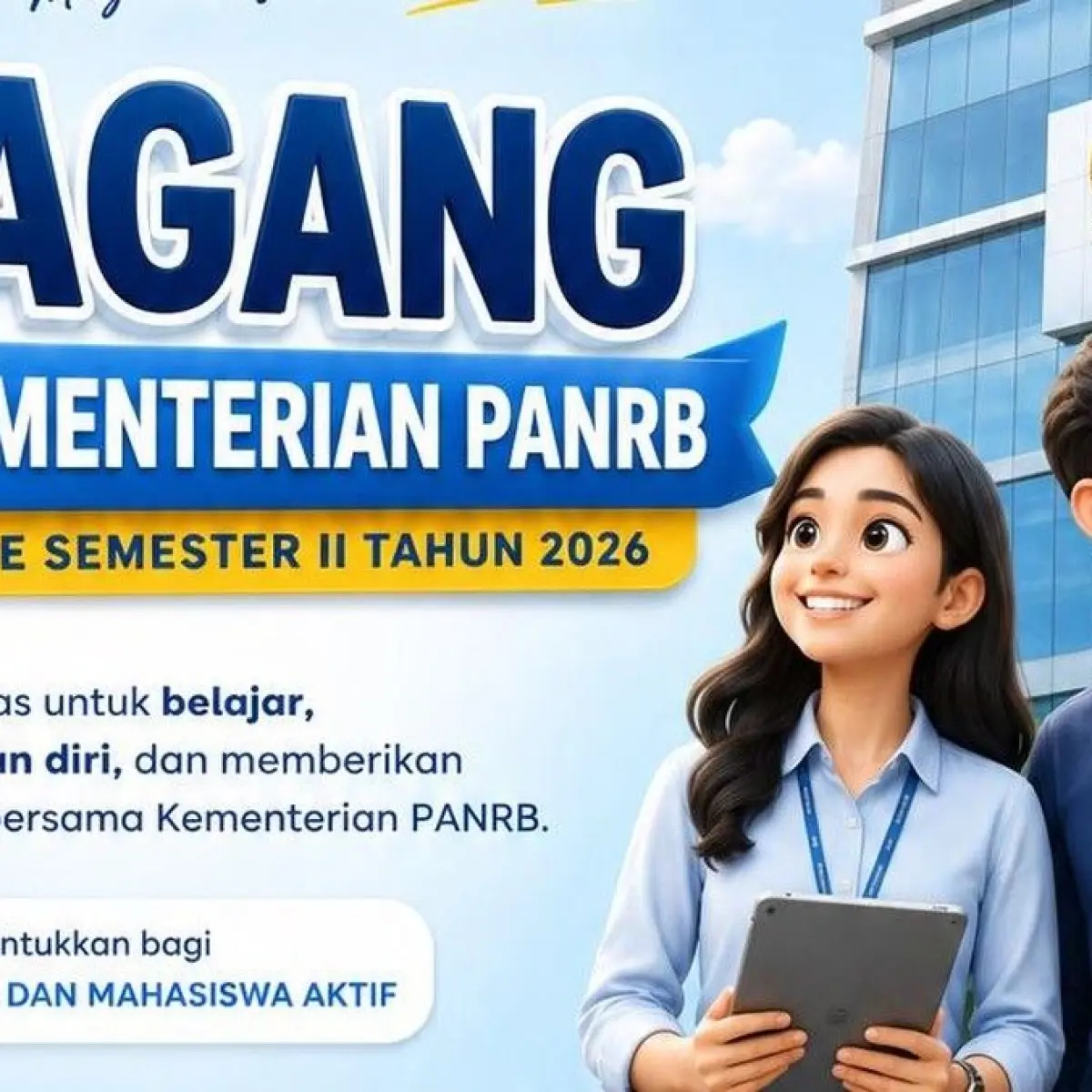 Kementerian PANRB Buka Seleksi Magang Eksklusif, Mahasiswa Tertarik Mendalami Tata Kelola Pemerintahan