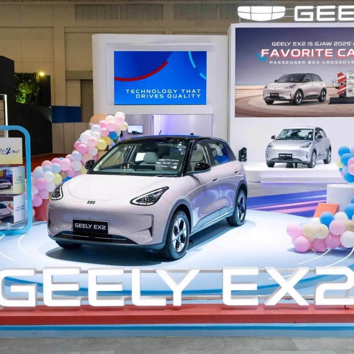 Geely EX2 Electric Vehicle Surges Past 3,500 Sales Milestone in Indonesia