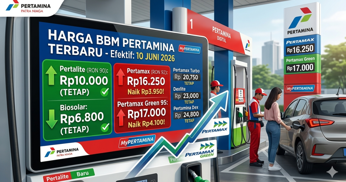 Pertamina Umumkan Kenaikan Harga BBM Non-Subsidi, Simak Dampak pada Pertamax dan Pertamax Green 95