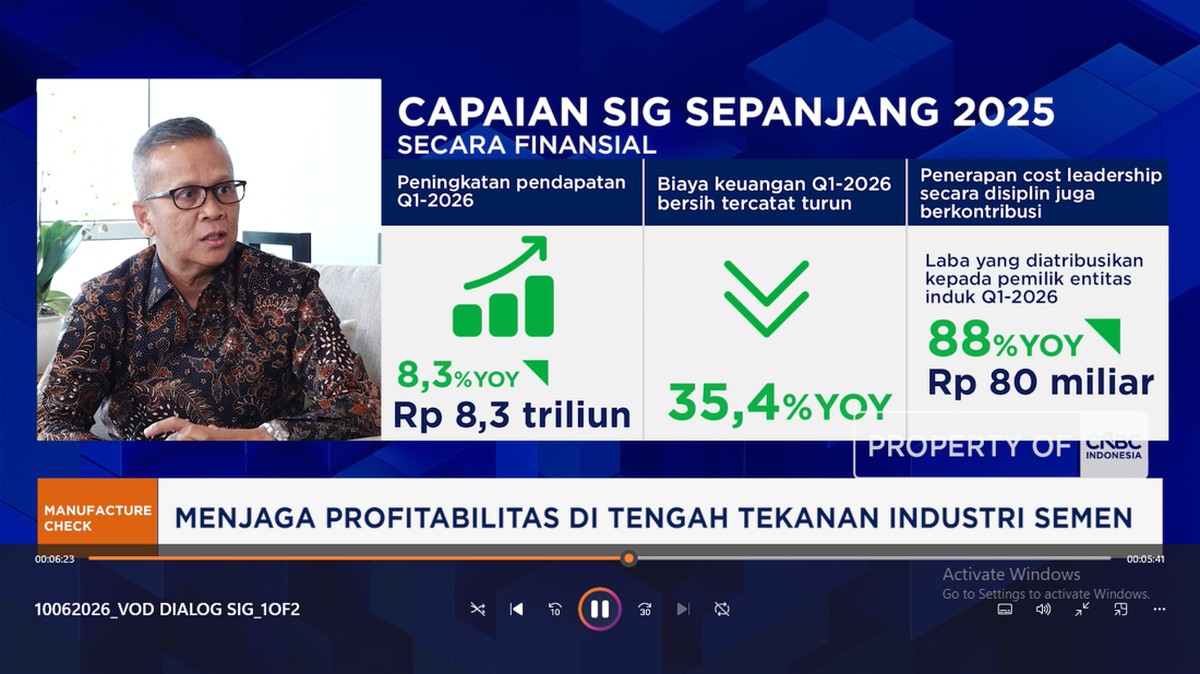 Ambisi Besar SIG: Tiga Pilar Strategis Dijalankan Demi Rebut Pangsa Pasar 50% dan Inovasi Semen Hijau Kelas Dunia