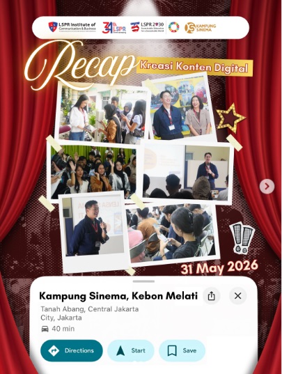LSPR dan Kampung Sinema Sinergi Dorong Peningkatan Kapabilitas Sineas Muda Nasional Lewat Program 'Lensa'