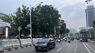 Arteri Utama Jakarta Pusat Kembali Bernapas Lega, Kemacetan di Area Patung Kuda Terurai Pasca Aksi
