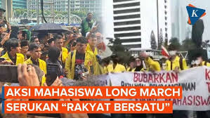 Gelombang Aspirasi Mahasiswa Guncang Pusat Jakarta, Ribuan Massa Bergerak Menuju Bundaran HI