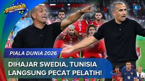 Kekalahan Memalukan 1-5 dari Swedia Picu Federasi Tunisia Segera Ganti Pelatih Kepala Tim Nasional