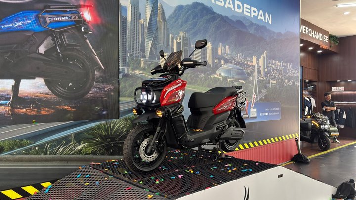 Indomobil Perkuat Pasar Kendaraan Listrik Nasional dengan Meluncurkan Skuter Listrik Tyranno X Bermesin Jarak Tempuh 160 Km