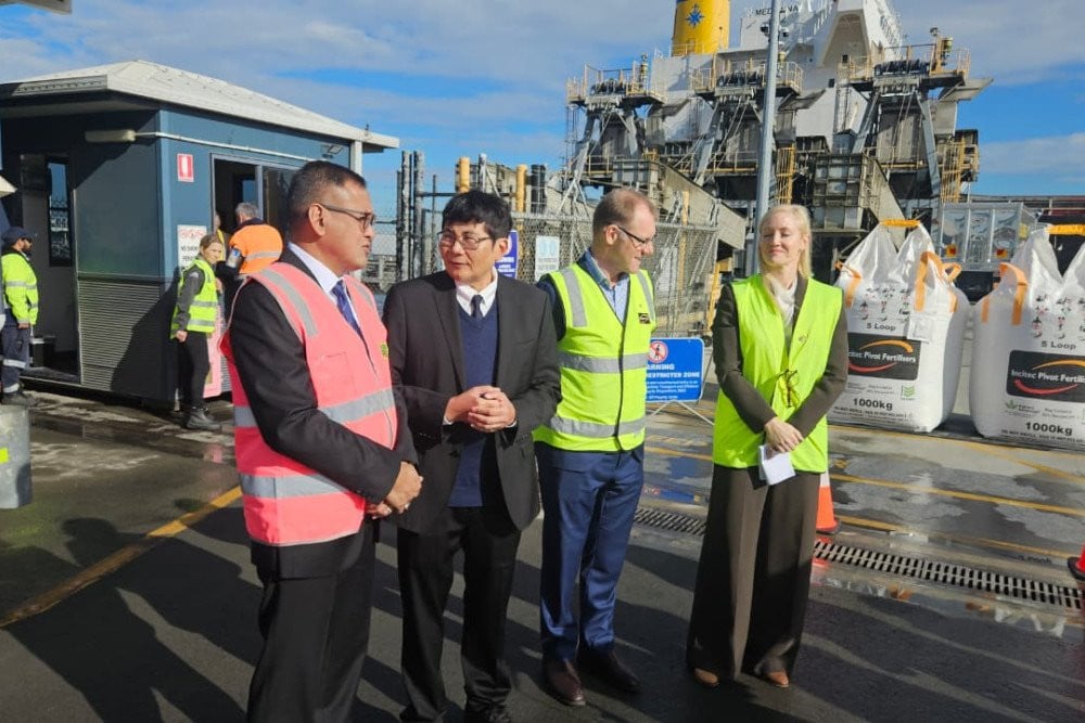 Pengiriman Perdana Pupuk Indonesia ke Australia Jadi Bukti Nyata Penguatan Kemitraan Strategis G2G