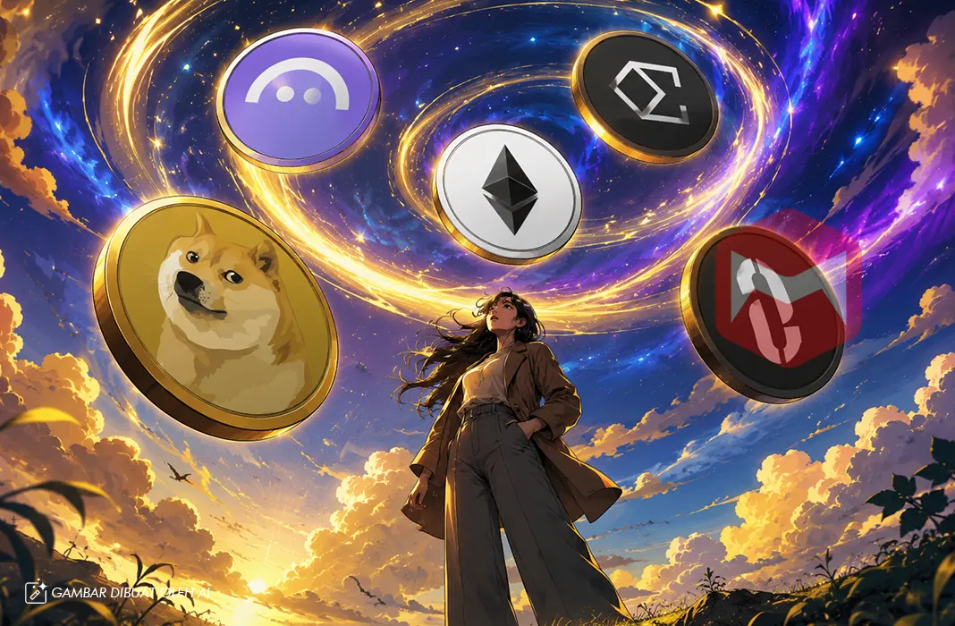 Dogecoin dan Ethena di Persimpangan Kritis: Analisis Teknis Puncak Tren Pasar Kripto