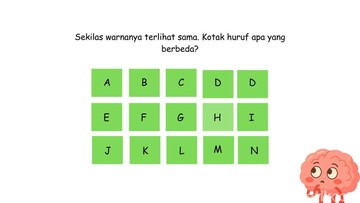 Menguji Ketajaman Visual dan Daya Fokus Otak Melalui Tantangan Ilusi Warna