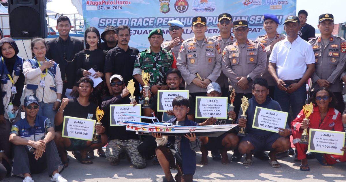 Jalin Kedekatan dengan Warga Pesisir, Polres Kepulauan Seribu Gelar Kompetisi Unik Sambut Hari Bhayangkara ke-80