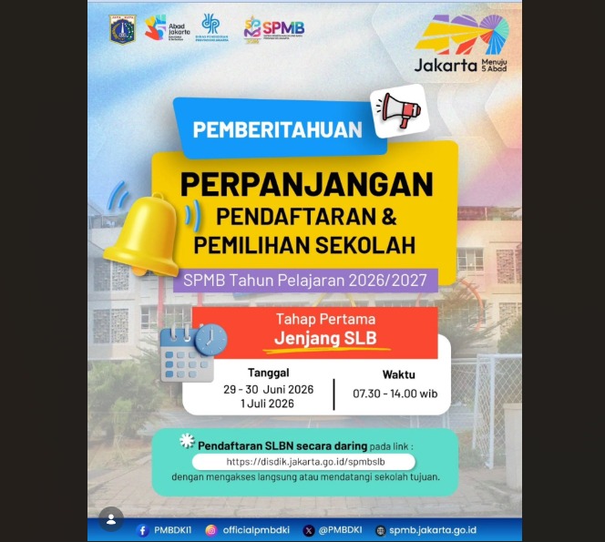 Jendela Kedua Pendaftaran Mahasiswa Baru SLB 2026 Diperpanjang: Apa Dampaknya terhadap Inklusivitas Pendidikan?