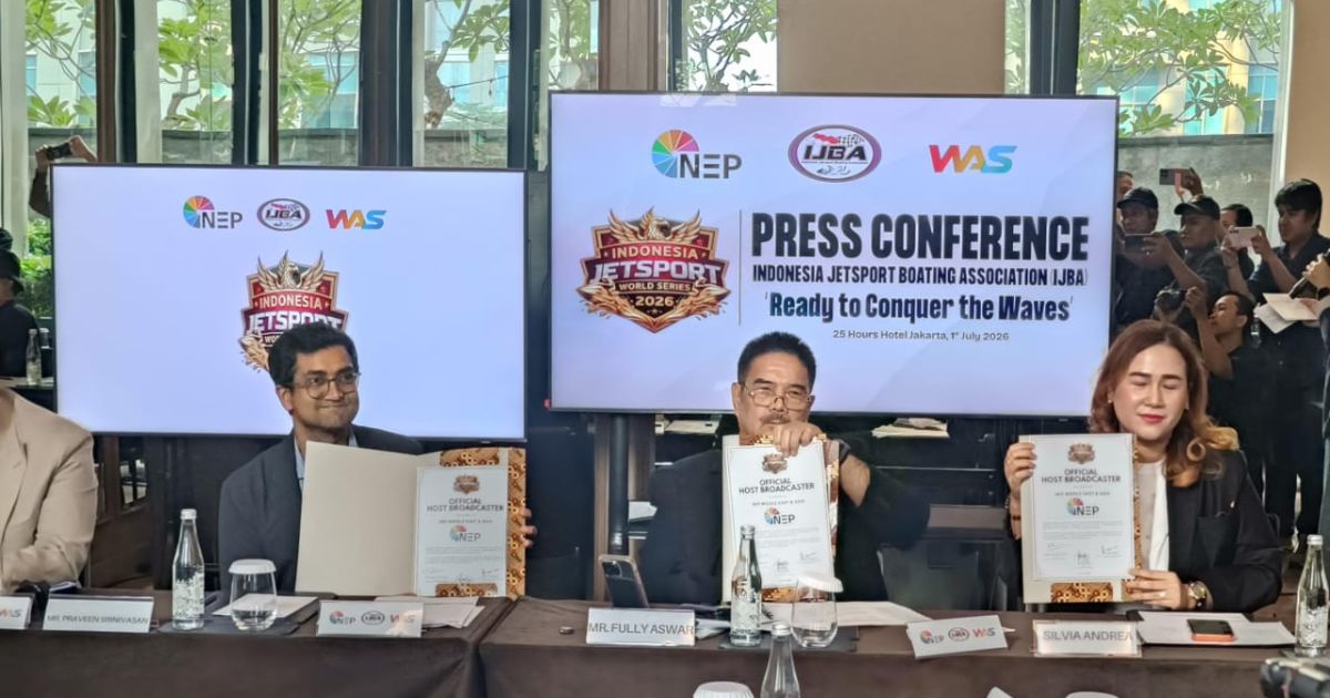 NEP Middle East & Asia Resmi Pegang Hak Siar Eksklusif Indonesia Jetsport World Series 2026