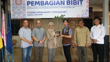 Anggota DPR Melati Distribusikan 5.000 Bibit Tanaman di Babel untuk Dorong Ketahanan Pangan Keluarga