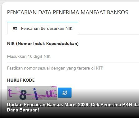 Update Pencairan Bansos Maret 2026: Cek Penerima PKH dan Peluang Investasi Dana Bantuan!