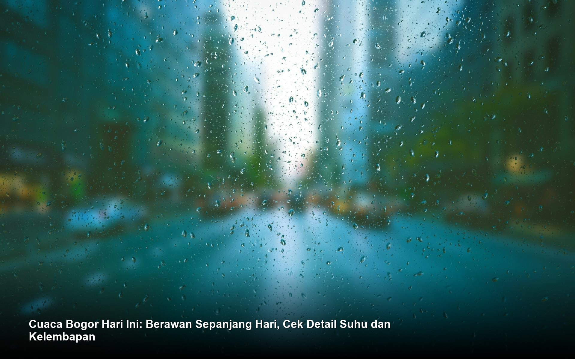 Cuaca Bogor Hari Ini: Berawan Sepanjang Hari, Cek Detail Suhu dan Kelembapan