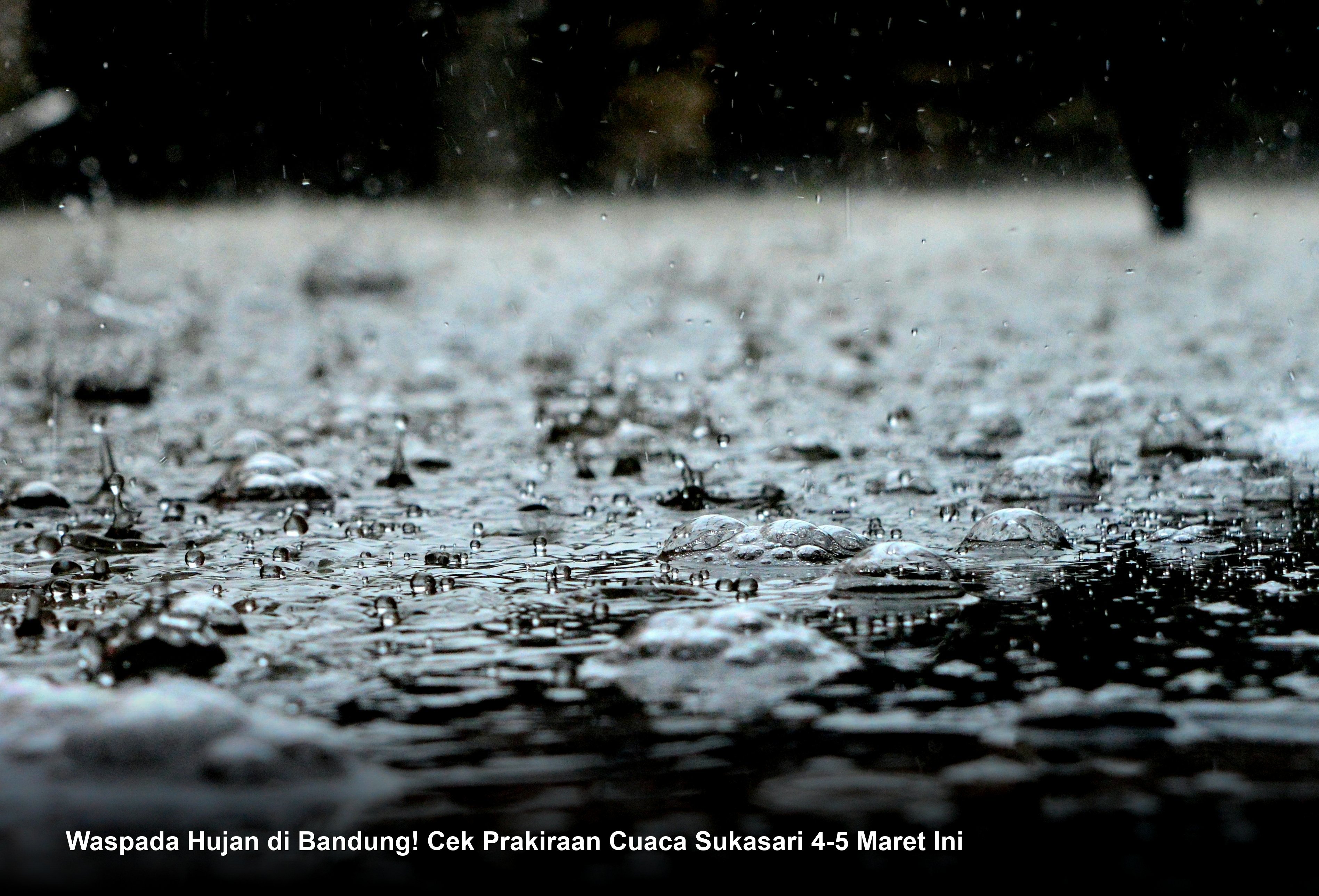 Waspada Hujan di Bandung! Cek Prakiraan Cuaca Sukasari 4-5 Maret Ini