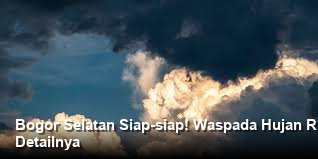 Bogor Selatan Siap-siap! Waspada Hujan Ringan di Siang Bolong, Cek Detailnya