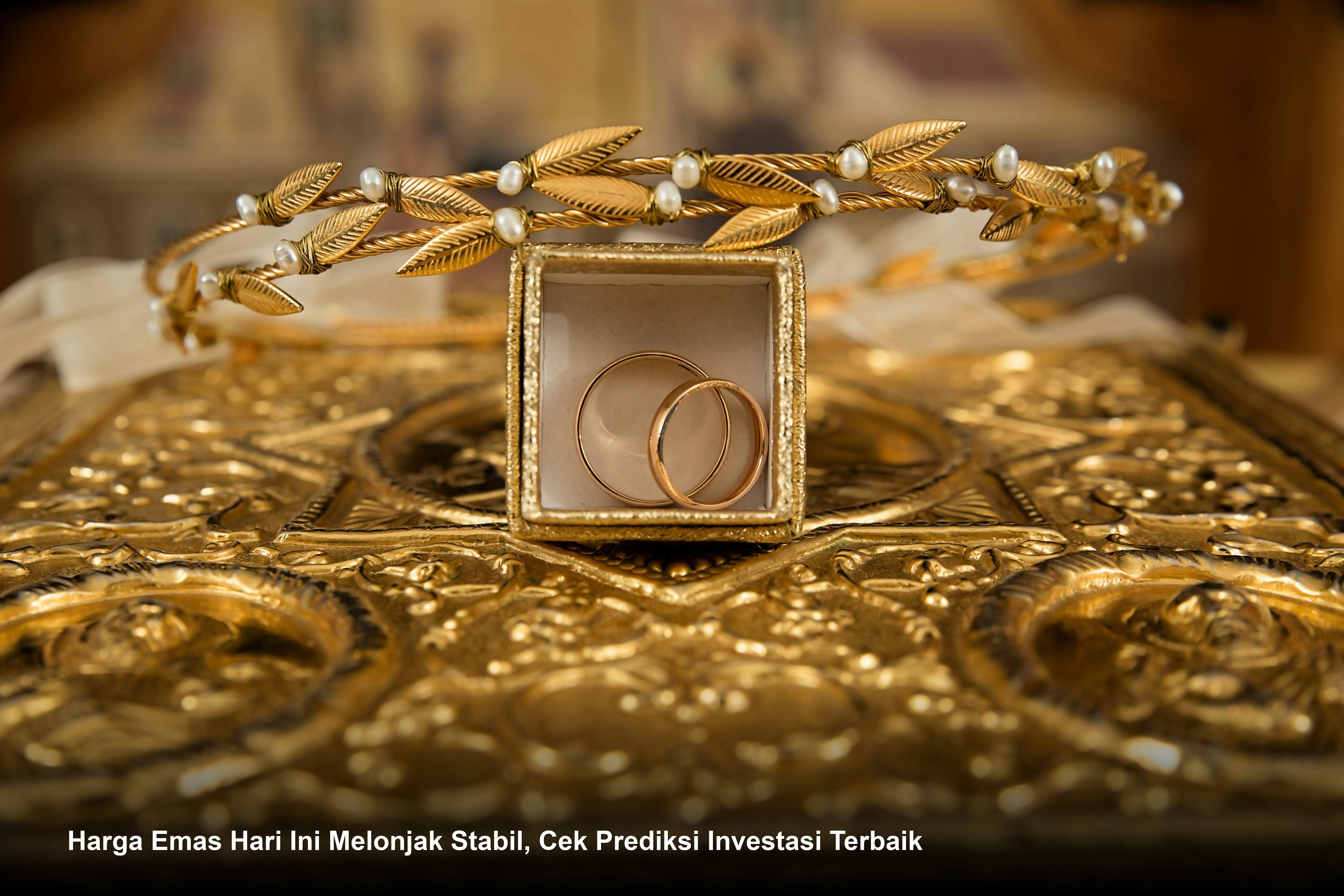 Harga Emas Hari Ini Melonjak Stabil, Cek Prediksi Investasi Terbaik