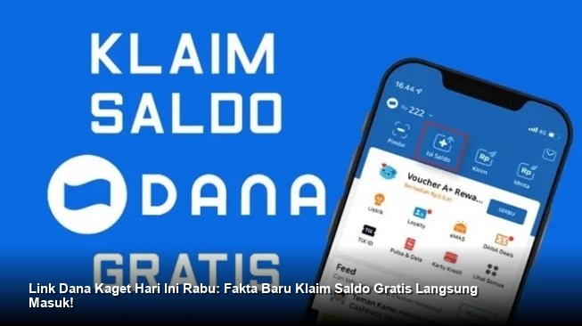 Link Dana Kaget Hari Ini Rabu: Fakta Baru Klaim Saldo Gratis Langsung Masuk!