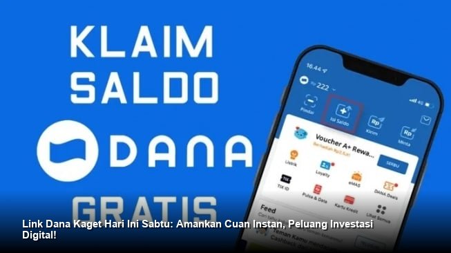 Link Dana Kaget Hari Ini Sabtu: Amankan Cuan Instan, Peluang Investasi Digital!