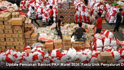 Update Pencairan Bansos PKH Maret 2026: Fakta Unik Penyaluran Dana Hari Ini