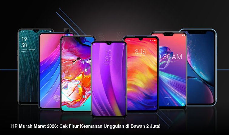 HP Murah Maret 2026: Cek Fitur Keamanan Unggulan di Bawah 2 Juta!