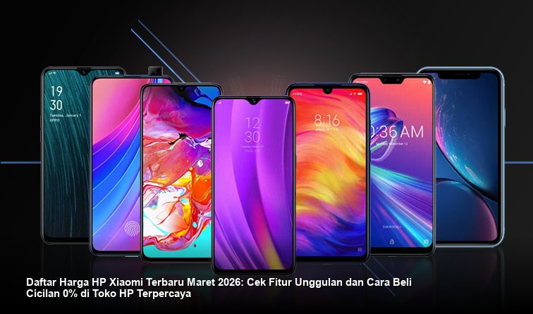 Daftar Harga HP Xiaomi Terbaru Maret 2026: Cek Fitur Unggulan dan Cara Beli Cicilan 0% di Toko HP Terpercaya