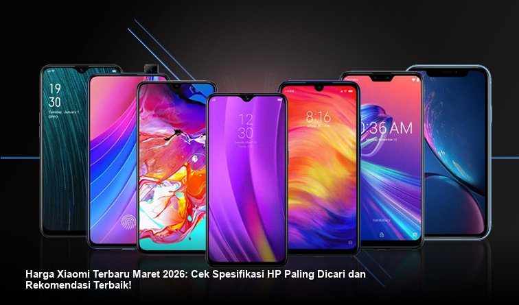 Harga Xiaomi Terbaru Maret 2026: Cek Spesifikasi HP Paling Dicari dan Rekomendasi Terbaik!